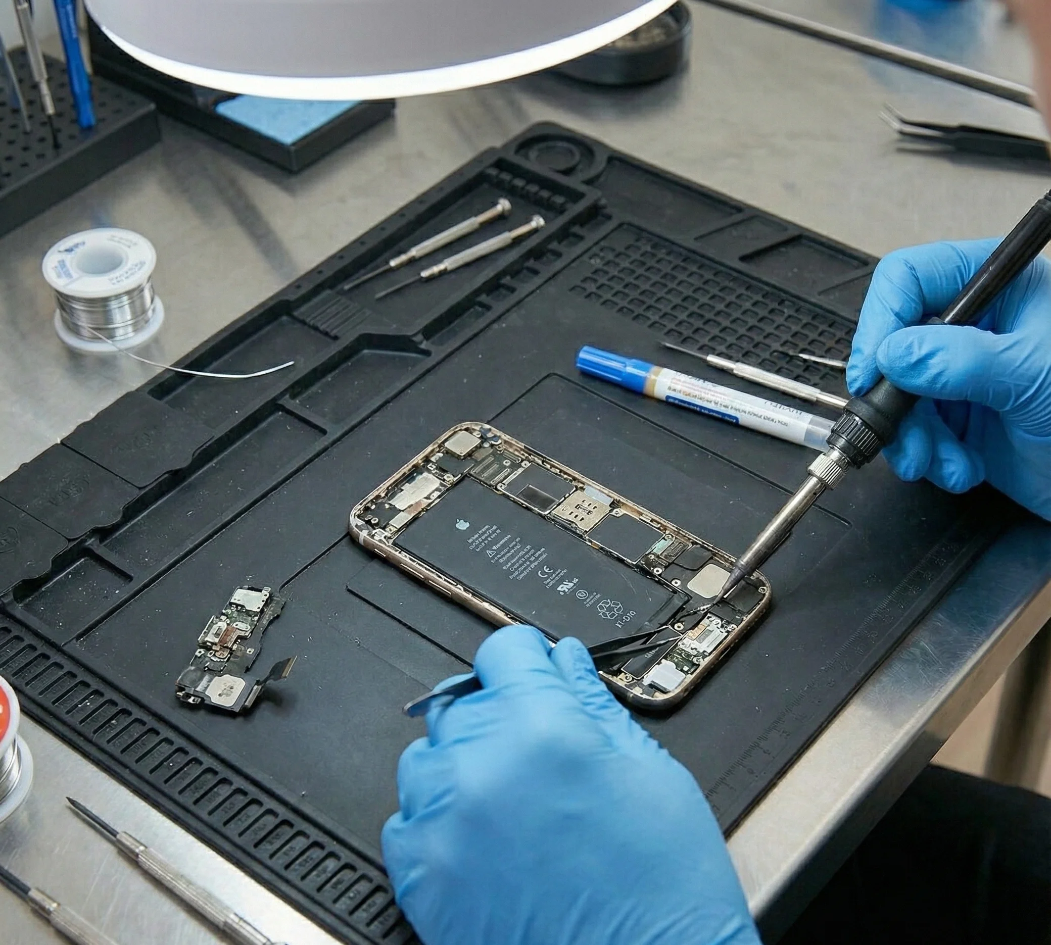 Charging port repair service