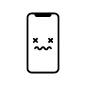 Dead phone repair icon