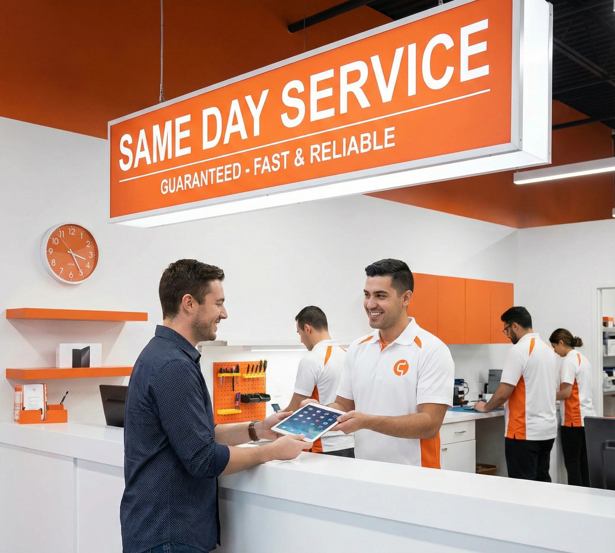 Same-day repair service